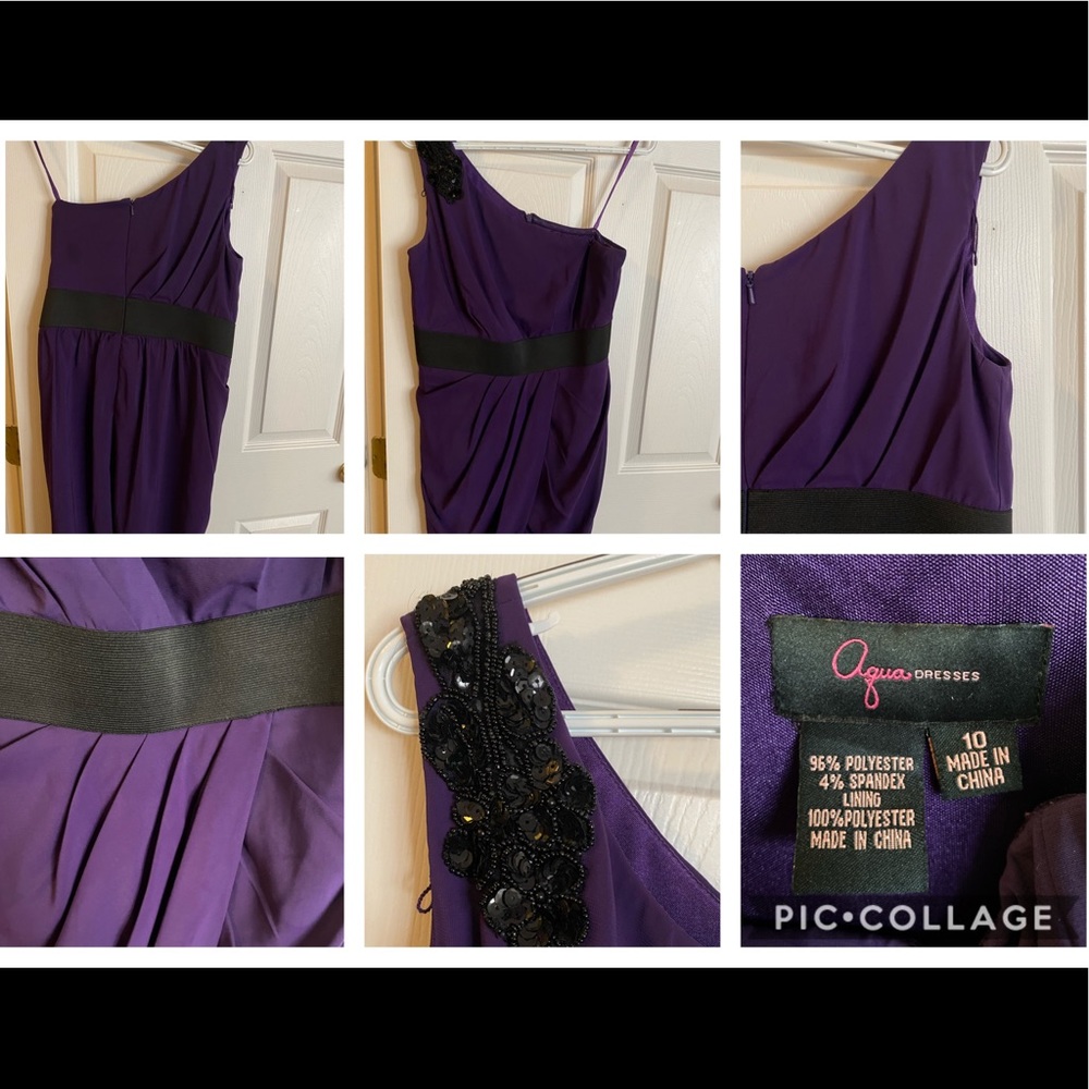 Purple bridesmaid dress from Bloomingdales